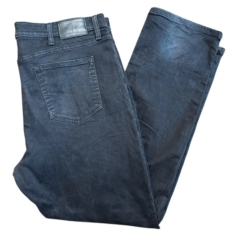Armani Jeans J15 Gray Denim Straight Leg Jeans Men's Size 40 x 34